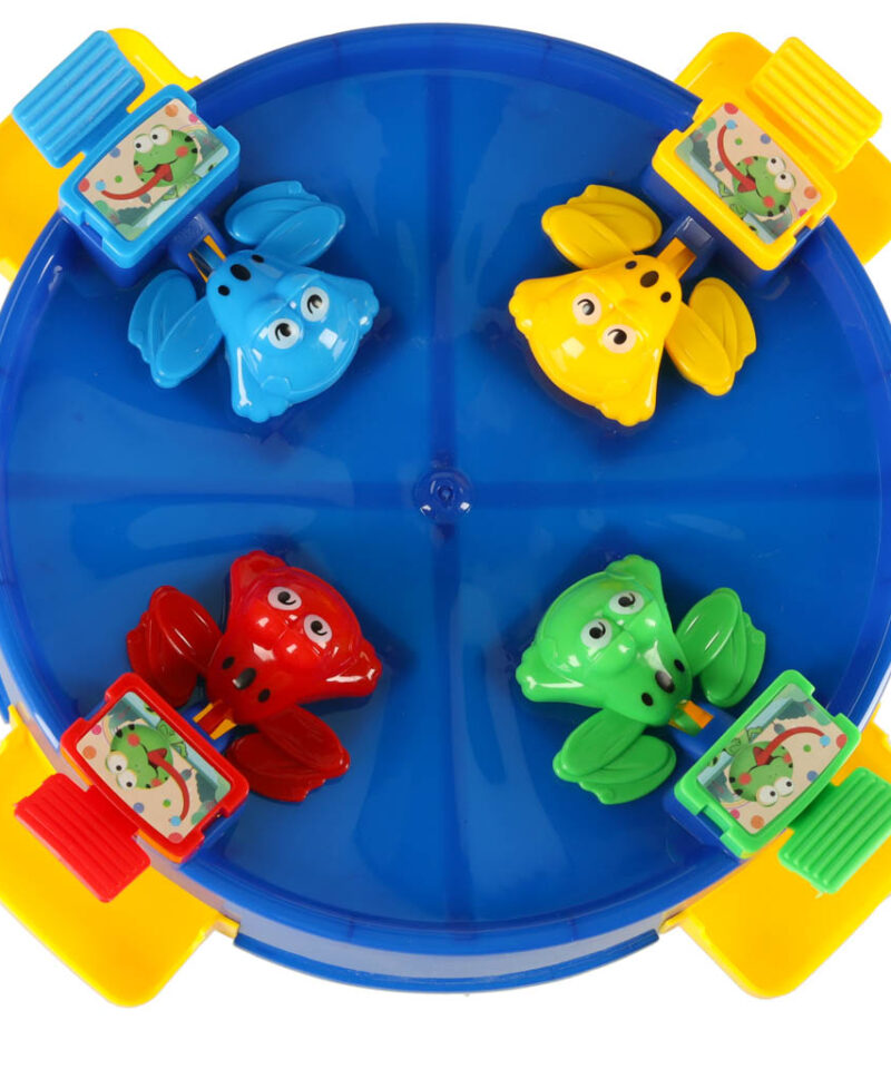 Lõbus osavusmäng hüppavad konnad laual