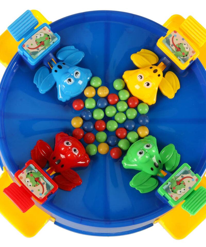 Mängijad hüppavate konnadega mängimas