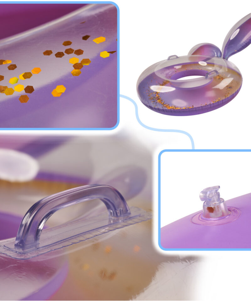 Sädelev glitter efekt ujumisrõngal