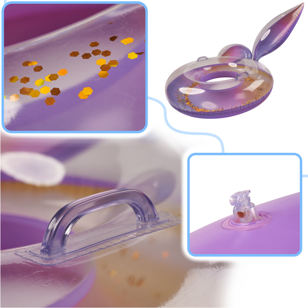 Sädelev glitter efekt ujumisrõngal