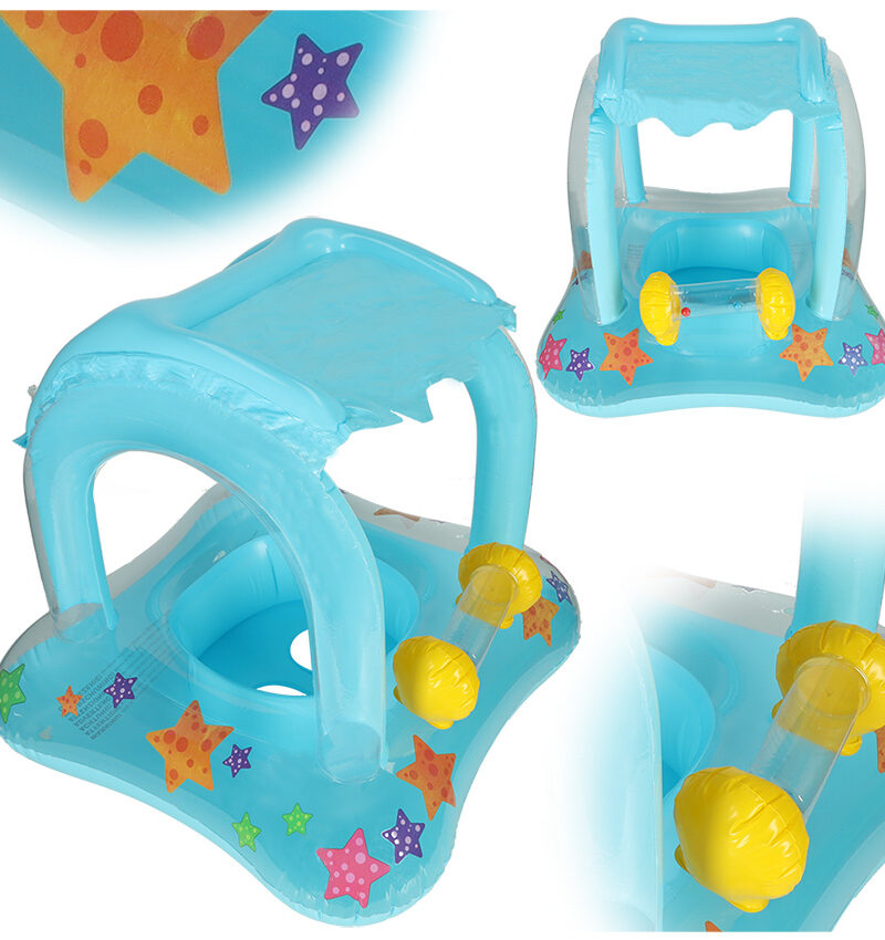 Imikute ujumisrõngas rannal