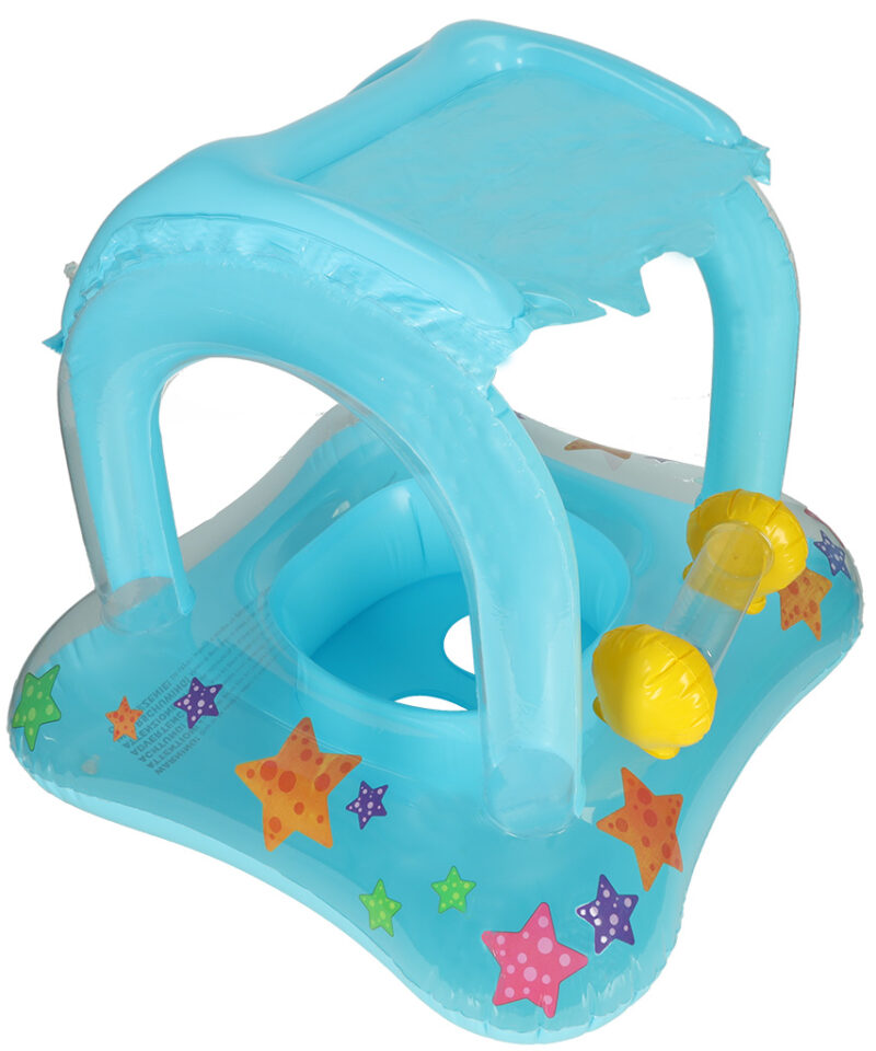 Ujumisrõngas päikesekaitsega vees