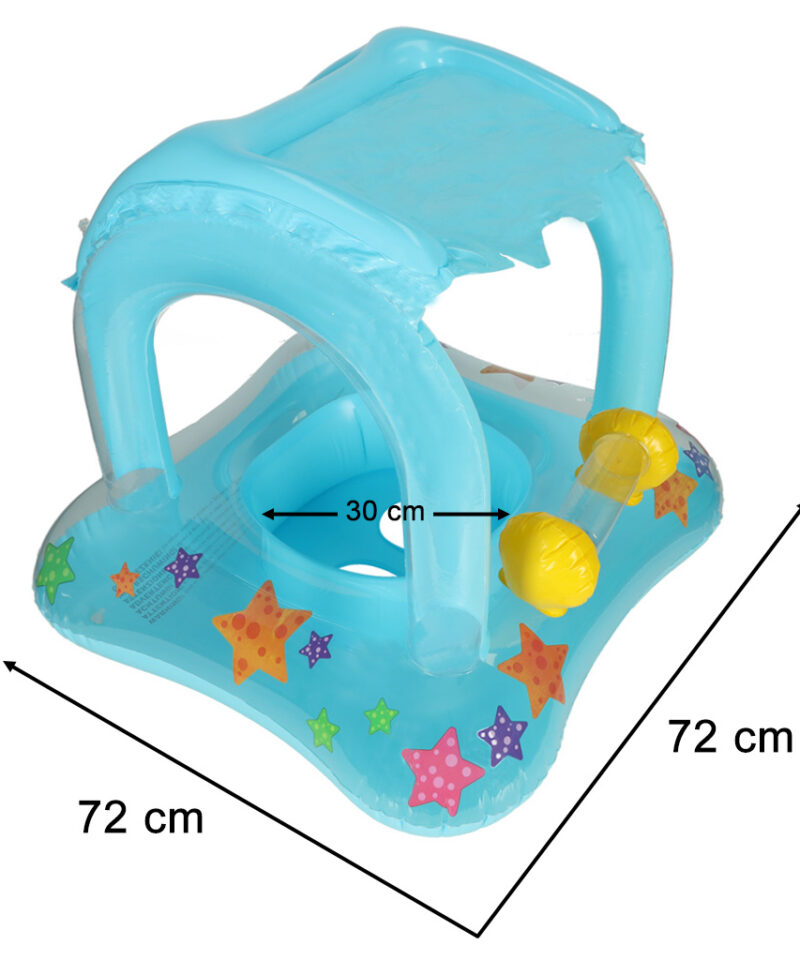 Ujumisrõngas sinises toonis