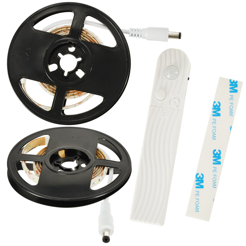 Veekindel LED-riba liikumisanduriga kodu jaoks