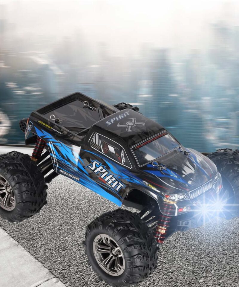 Sinine auto ja kaugjuhtimispult