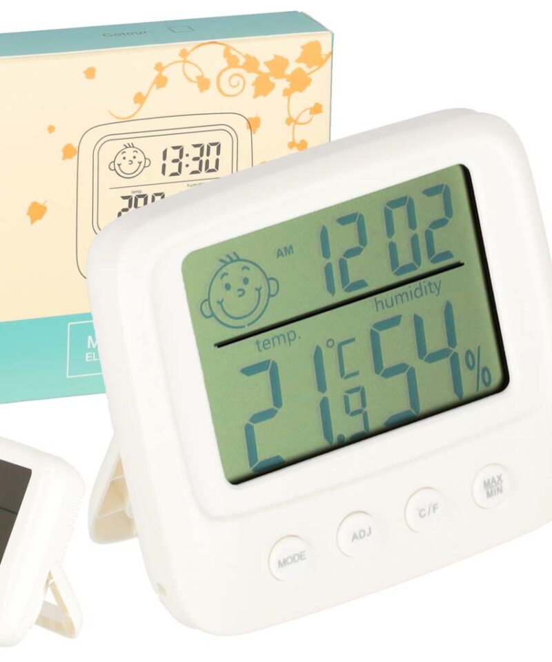 Digitaalne termomeeter ja niiskusmõõtja selge ekraaniga