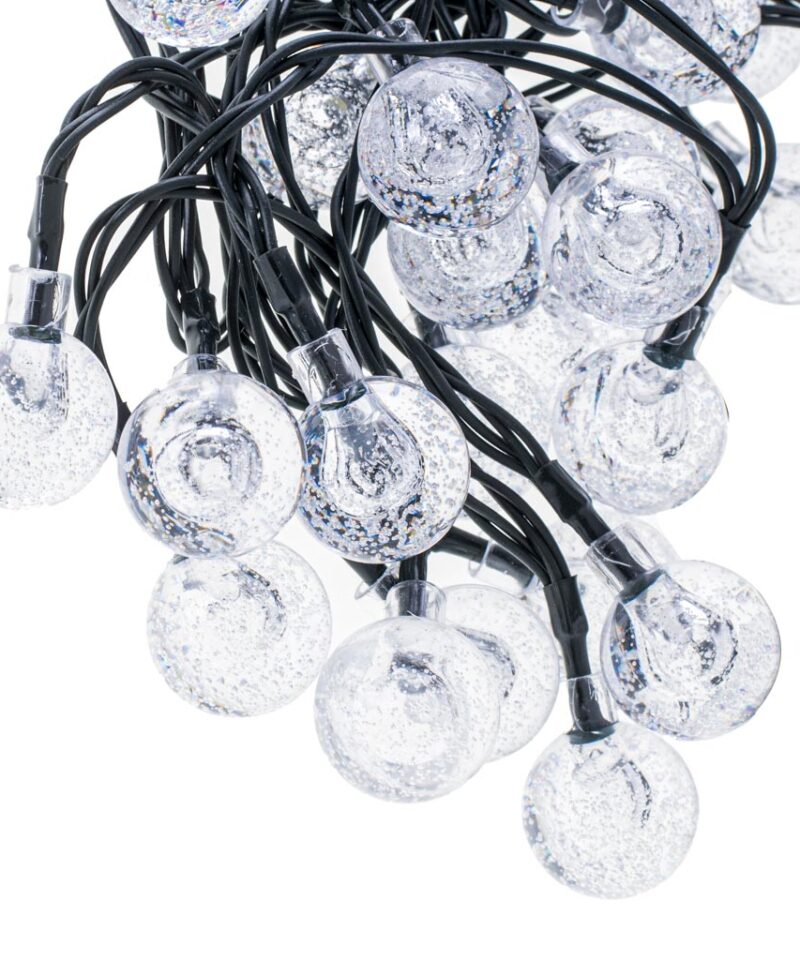 Aiasolarlampide komplekt 50 LED aias