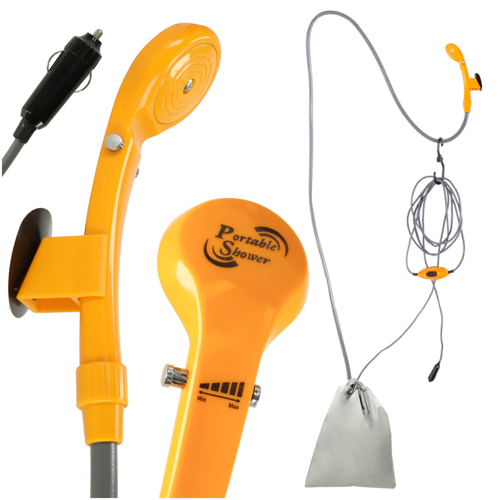 Kaasaskantav matkadušš looduses