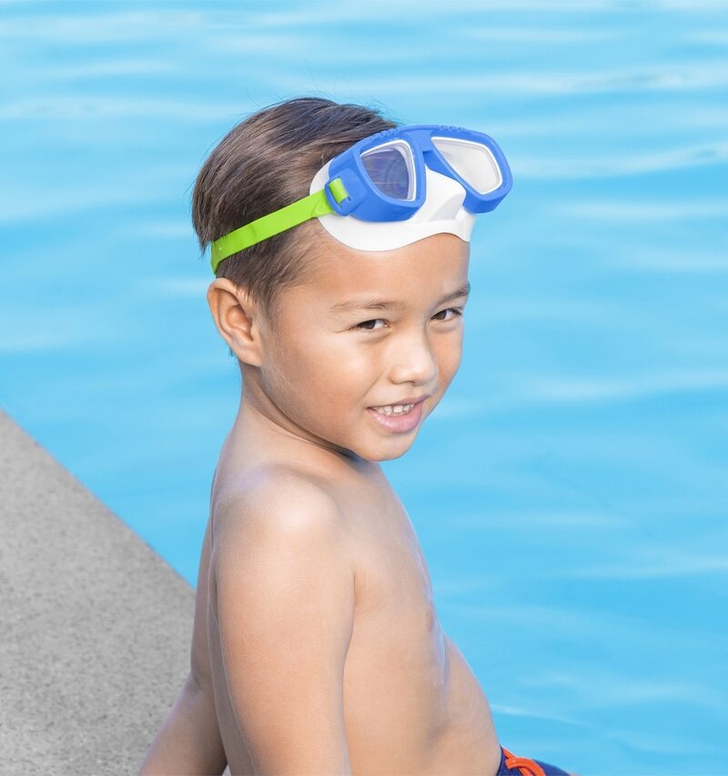 Sinine ujumismask lastele veealuseks avastamiseks