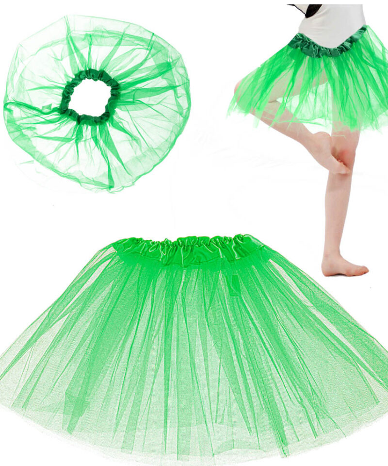 Roheline tüllseelik lastele kolmekihiline