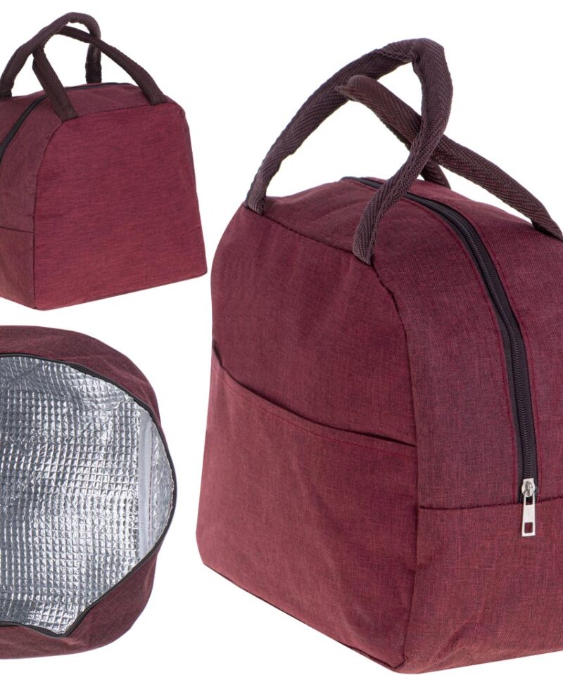 Isolatsiooniga lõunakott punane laual