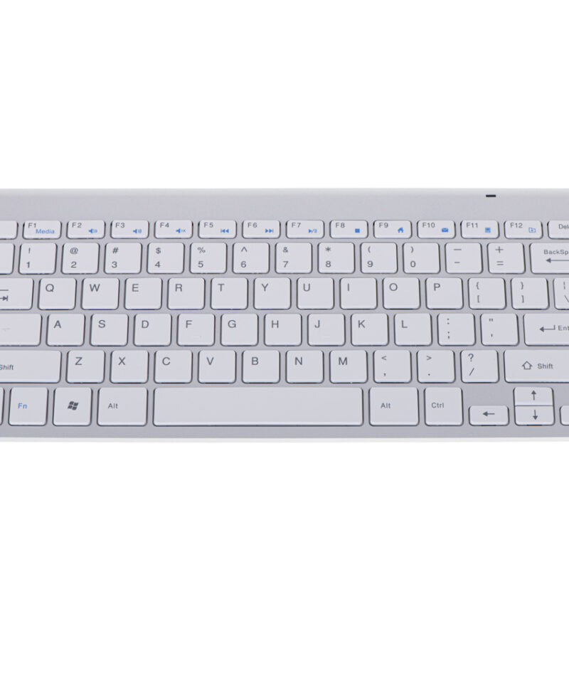 Stiilne hõbedane klaviatuur