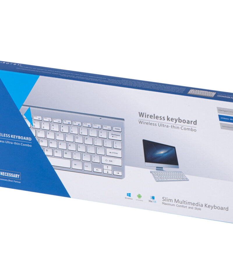 Stiilne hõbedane klaviatuur