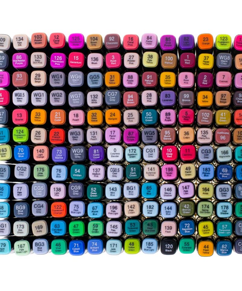 Markerite komplekt koos etuiga