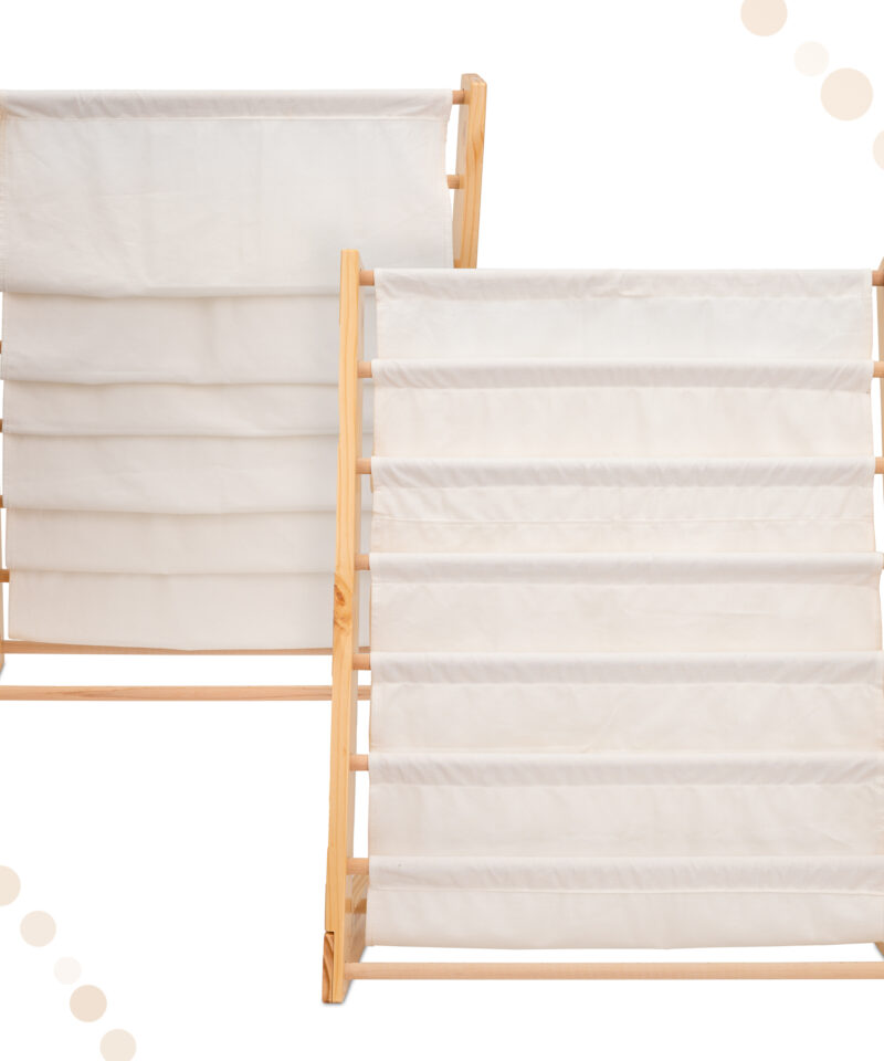 Montessori stiilis raamaturiiul lastetuppa