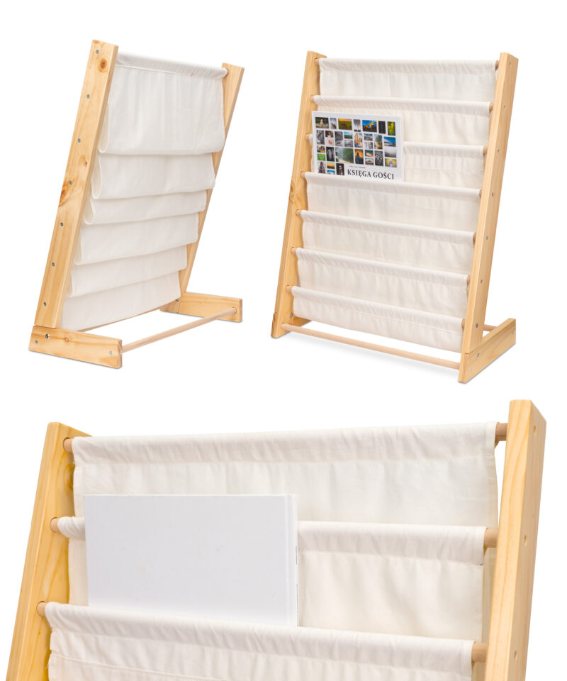 Lastele mõeldud raamaturiiul Montessori stiilis