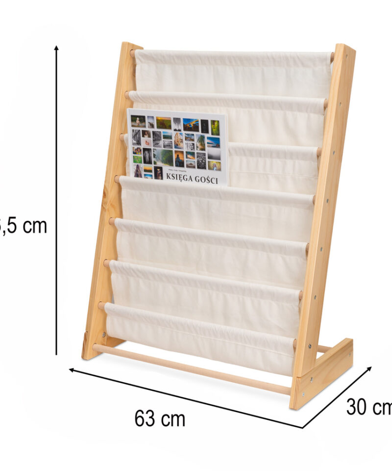 Lastele mõeldud raamaturiiul Montessori stiilis