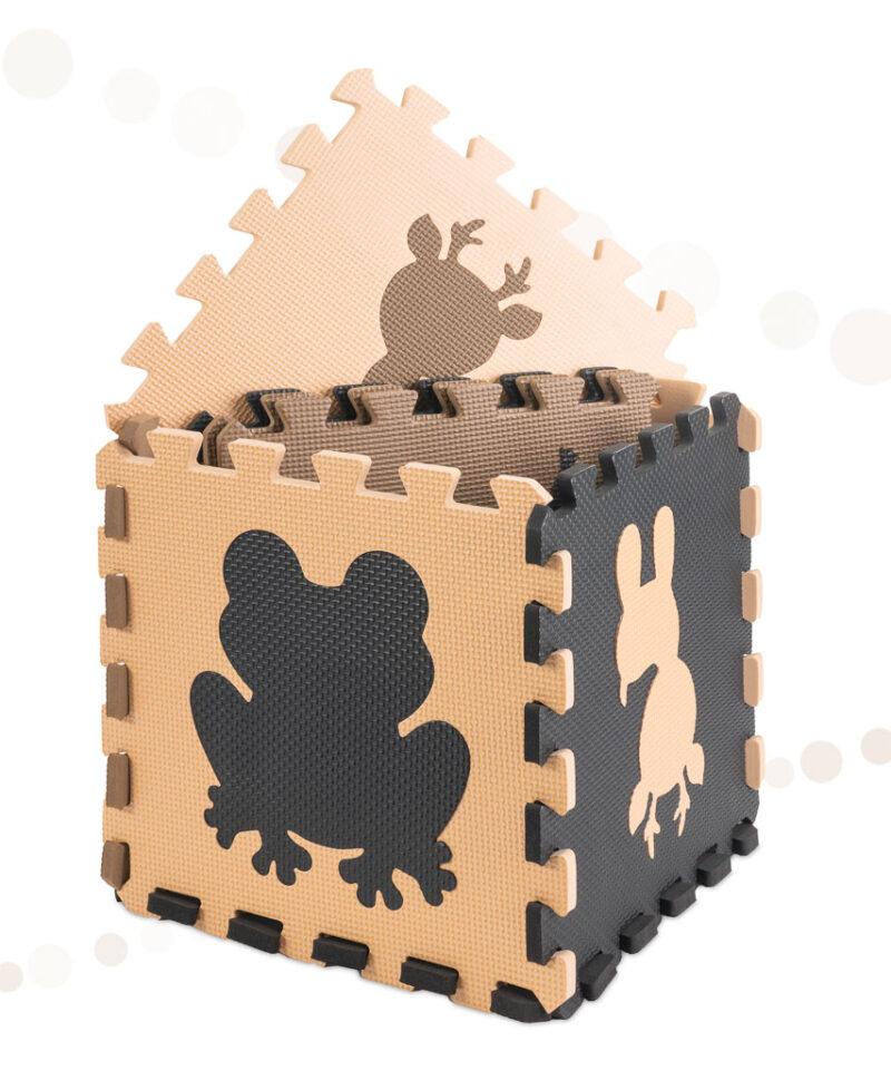 Pusle kujunditega beebimatt