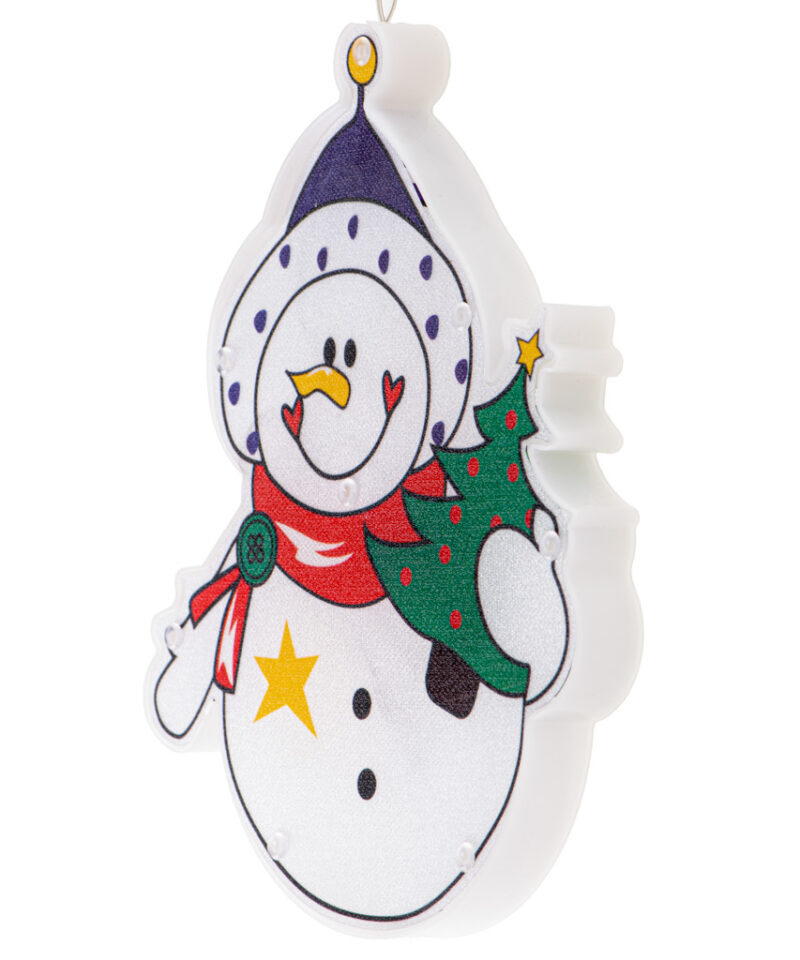 Rõõmus lumememm jõuludeks