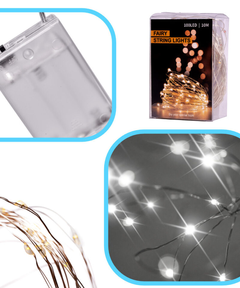 Patareidega töötavad dekoratiivsed tuled