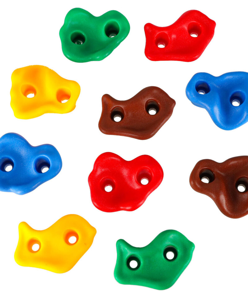 Lastele mõeldud ronimiskivid komplektis