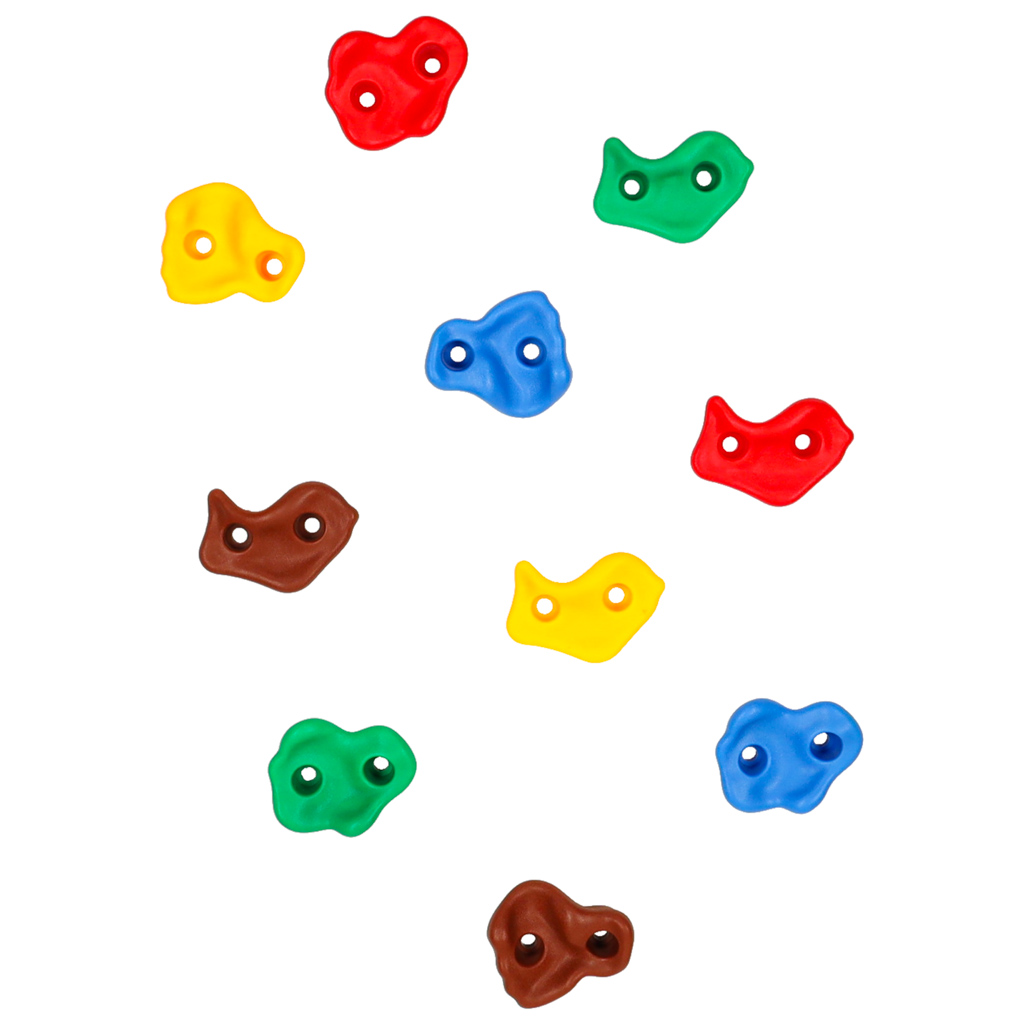 Värviline ronimiskivide komplekt