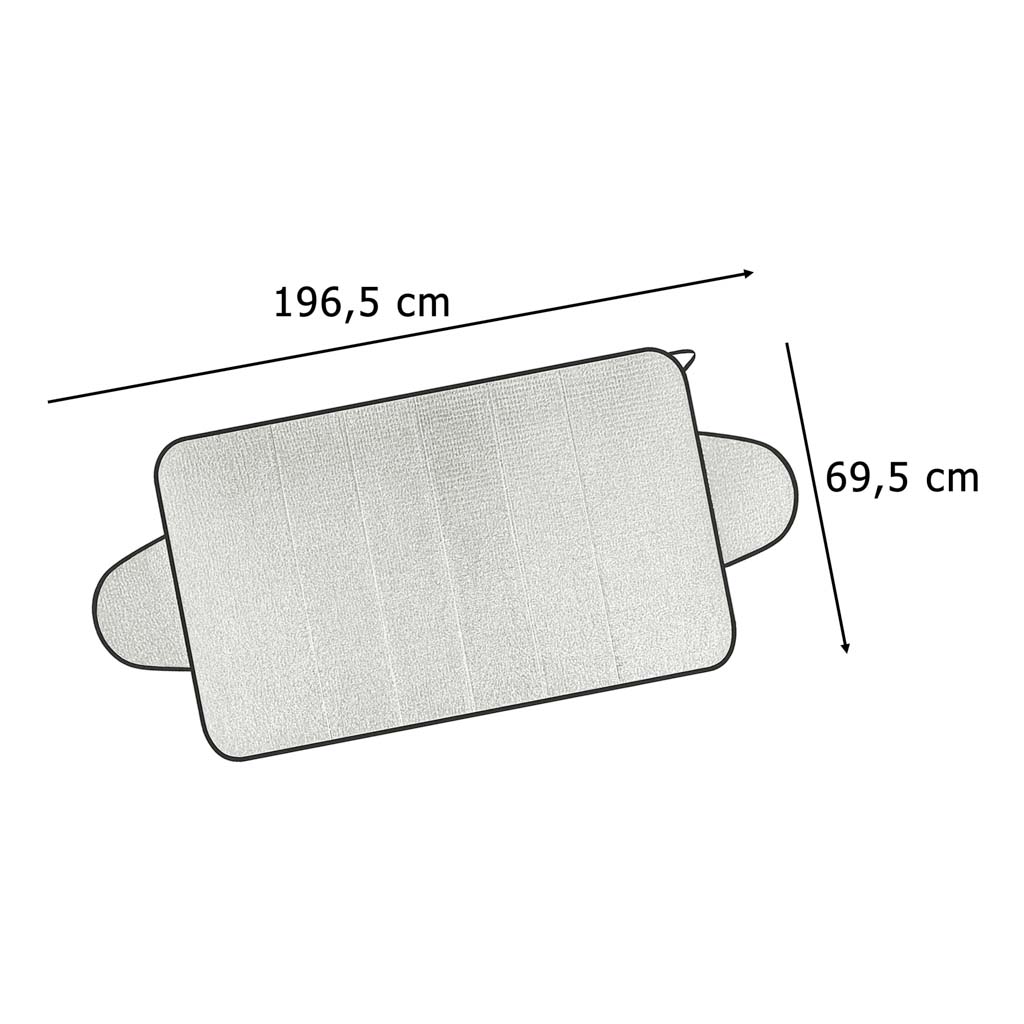 Termoisolatsiooniga auto esiklaasi kate