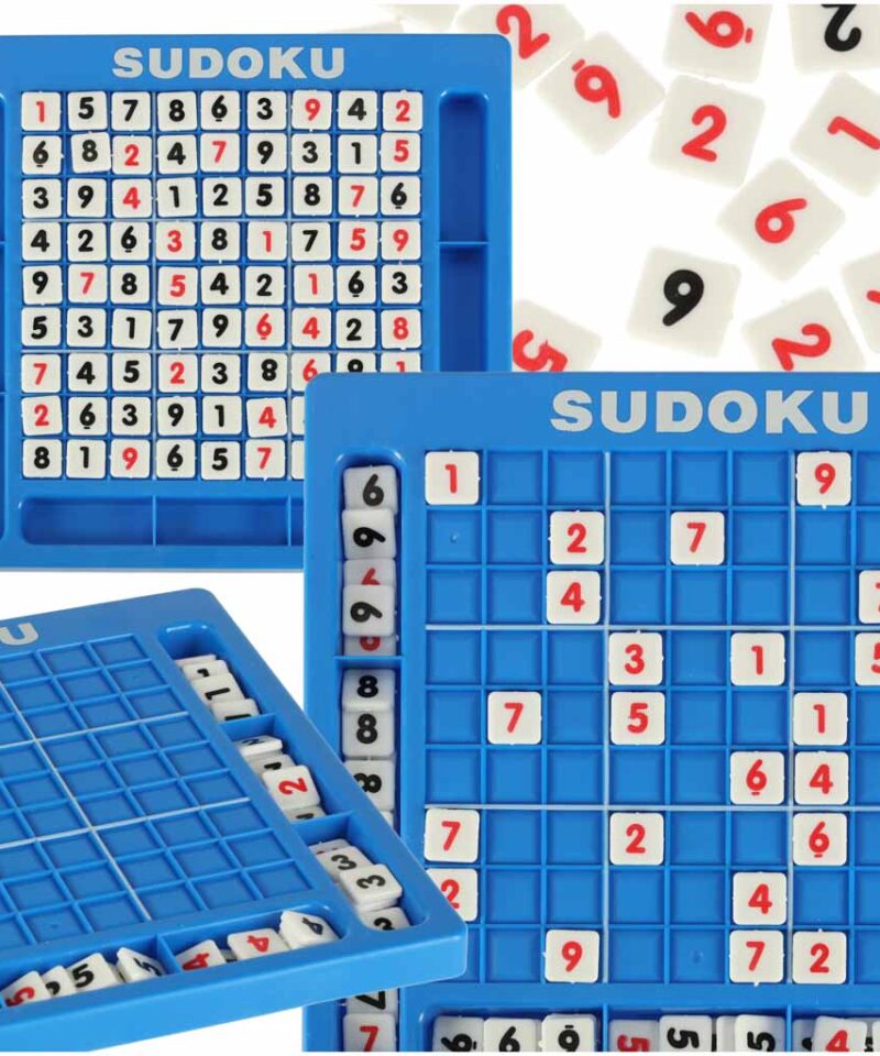 Numbriline loogikamäng sudoku pakendis