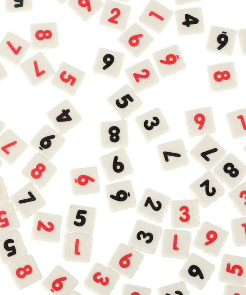 Plastikust numbriklotsid sudoku jaoks