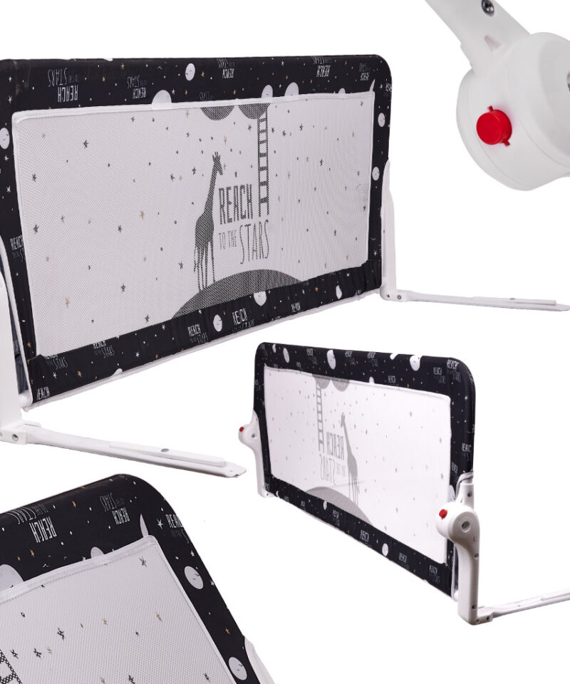 Turvapiire voodile musta värvi