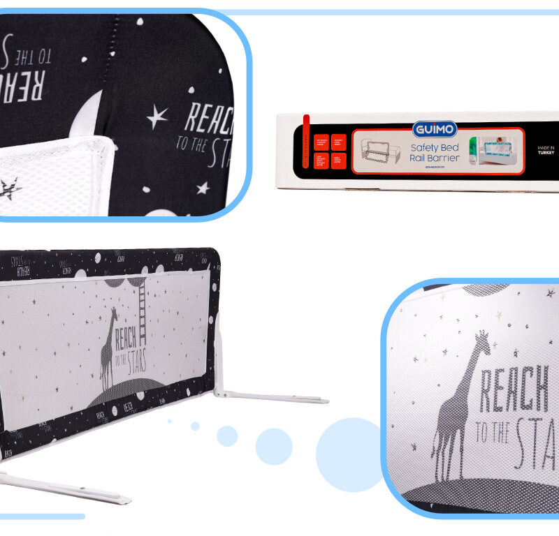 Must turvapiire voodile 150 cm