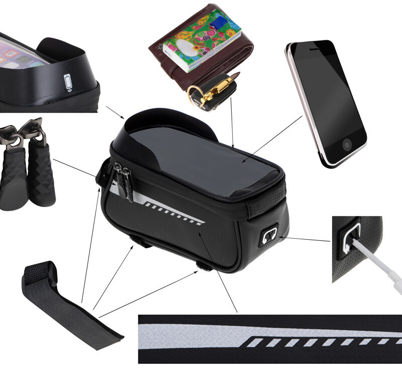 Kompaktne veekindel jalgrattakott