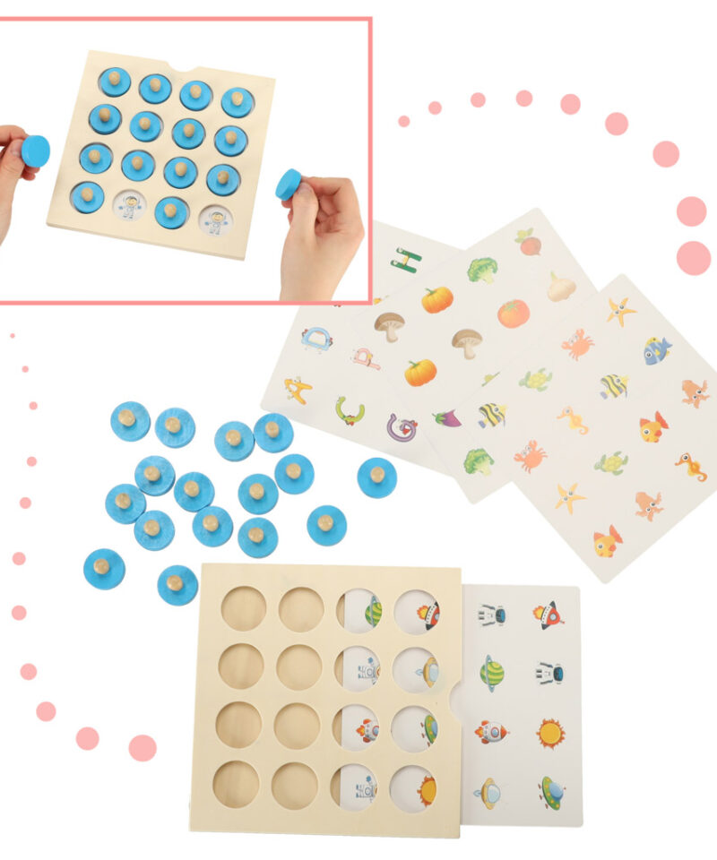 Lastele sobivad puidust klotsid