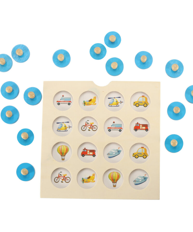 Lastele sobivad puidust klotsid