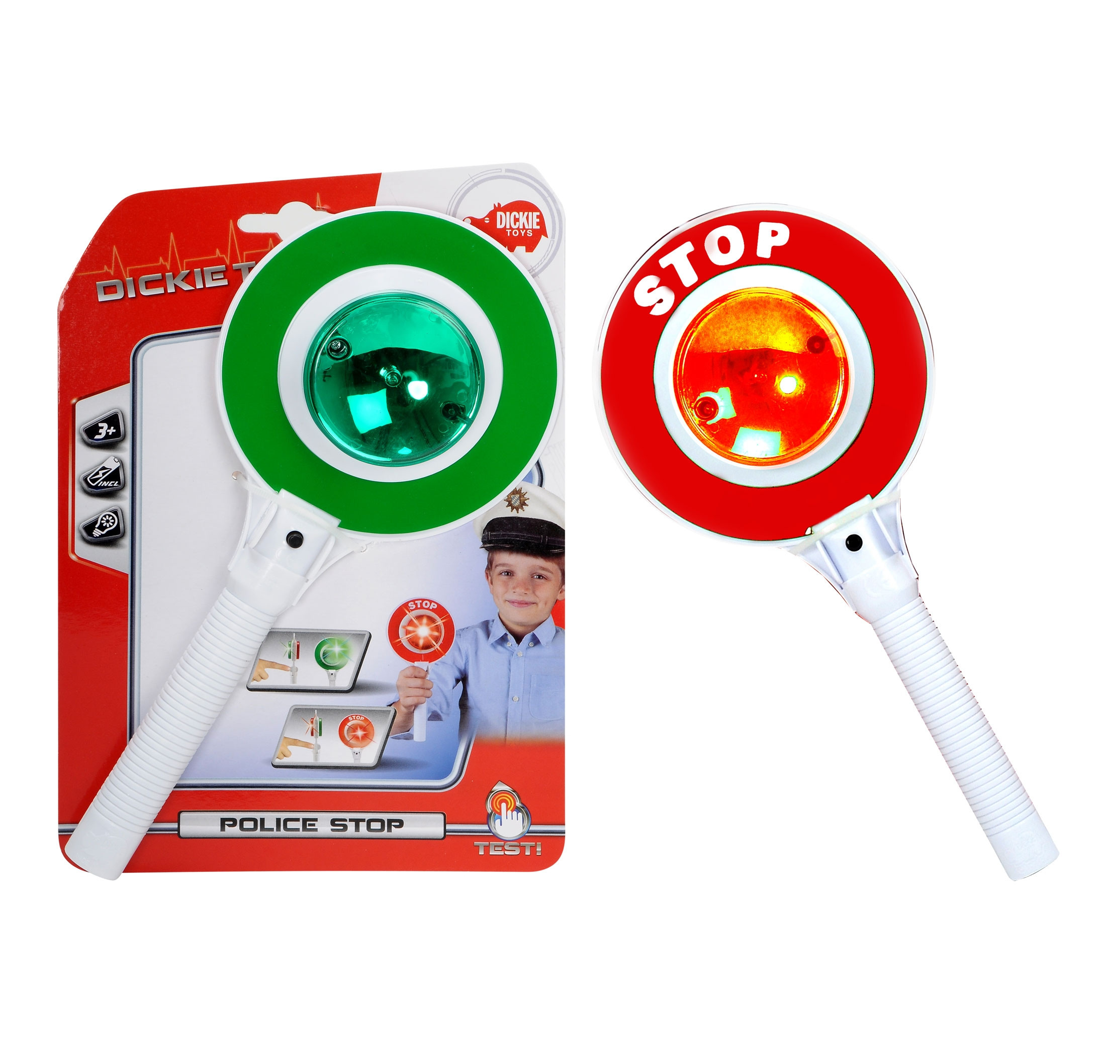 Kahepoolne valguslülitiga lipp lastele