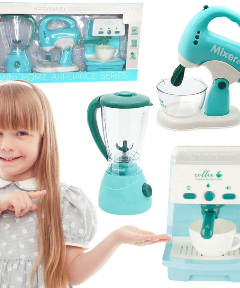 Laste köögimängukomplekt realistlike seadmetega