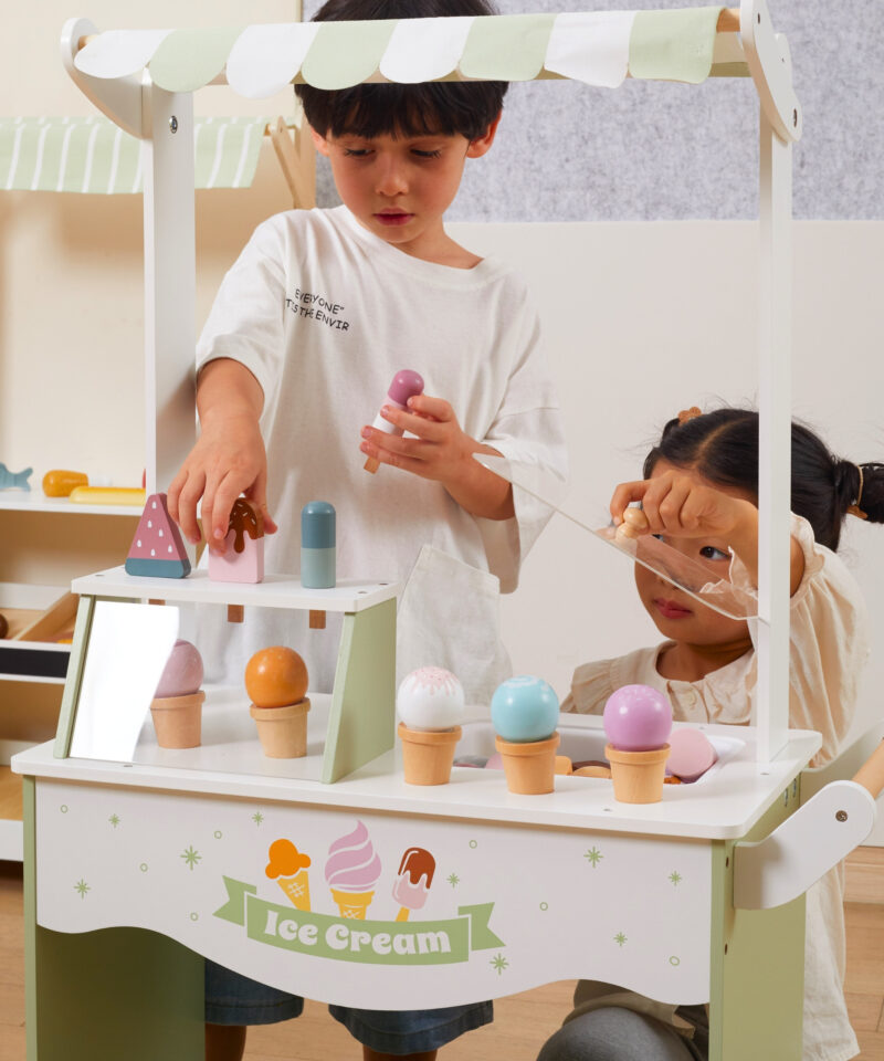 Realistlik jäätise serveerimine