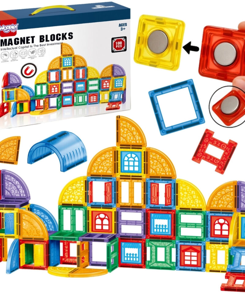 Magnetilised ehitusklotsid lapse loovuse arendamiseks
