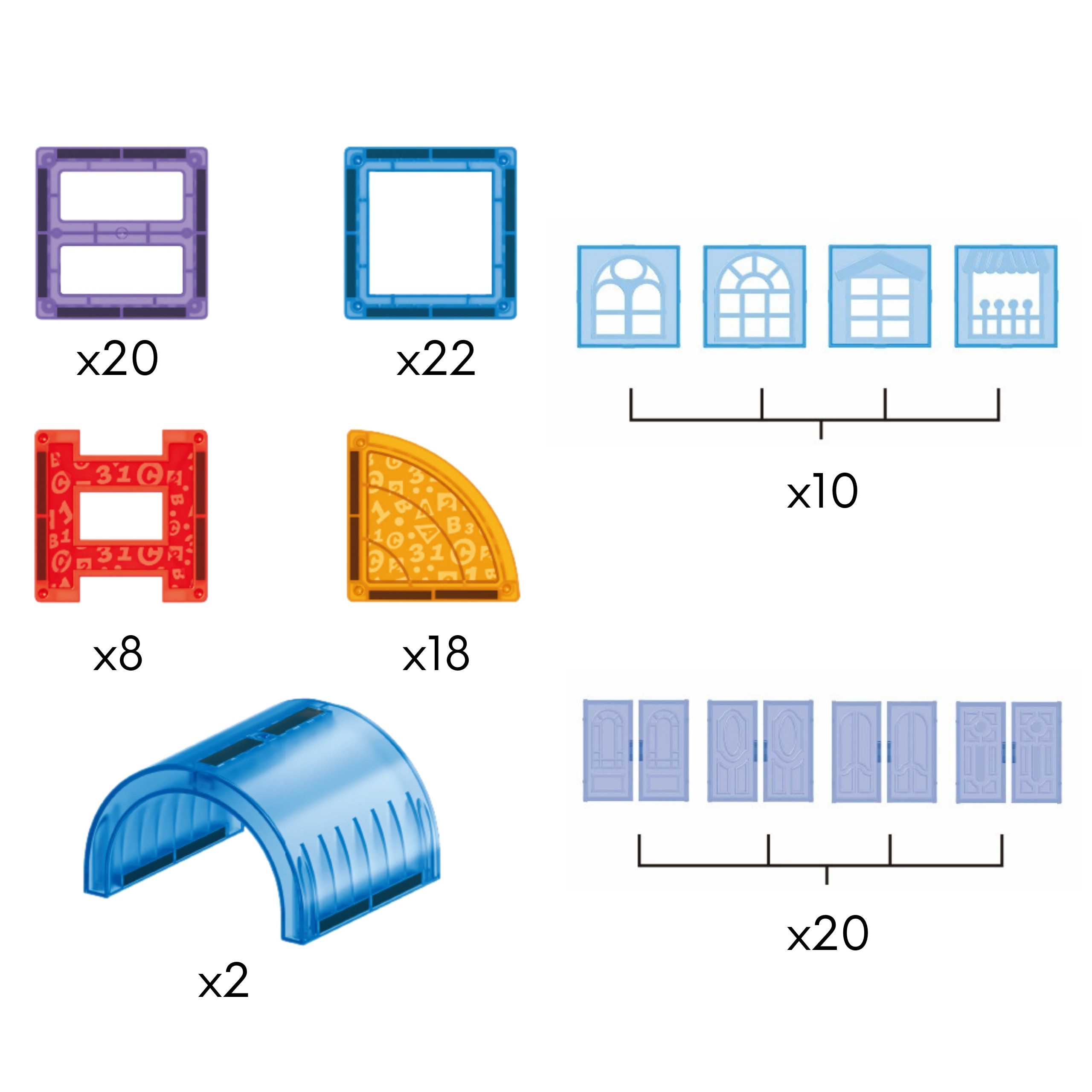 Lastele sobivad magnetklotsid