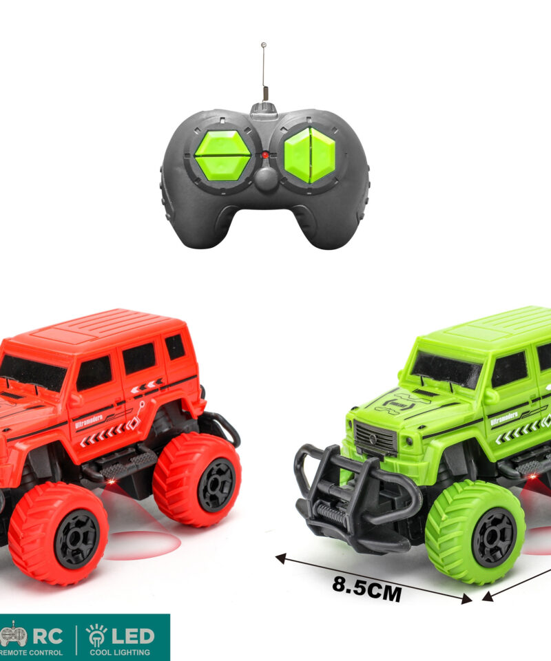 Atraktiivne LED valgustusega auto