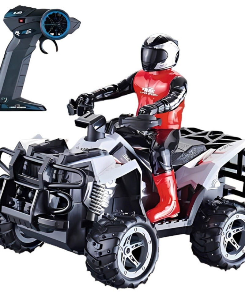 Kaugjuhitav kaskadöörquad lastele maastikul