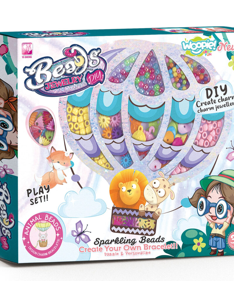 Laste loominguline ehtekomplekt koos helmestega