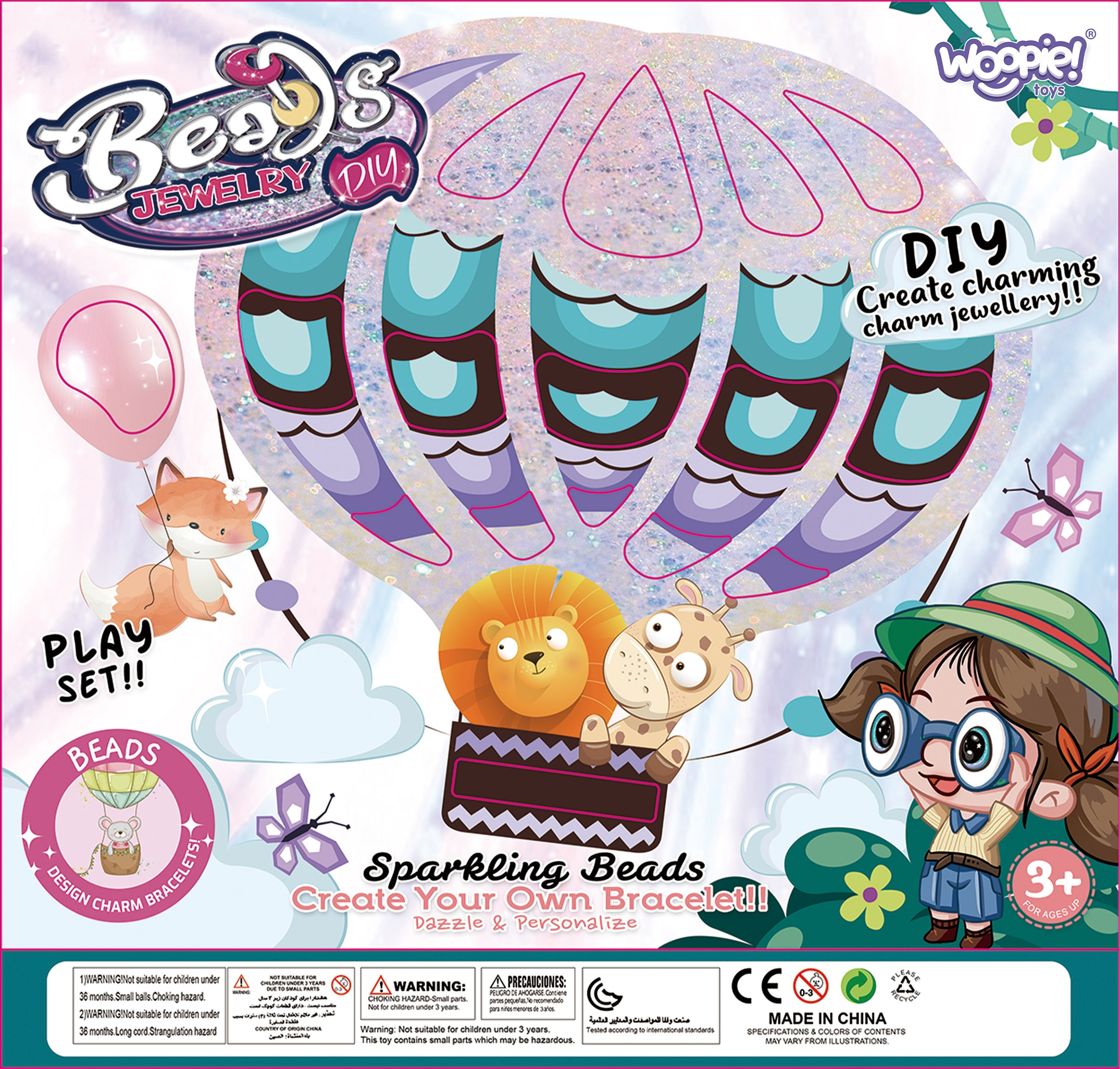 Laste ehtekomplekt käevõrude ja kaelakeede jaoks