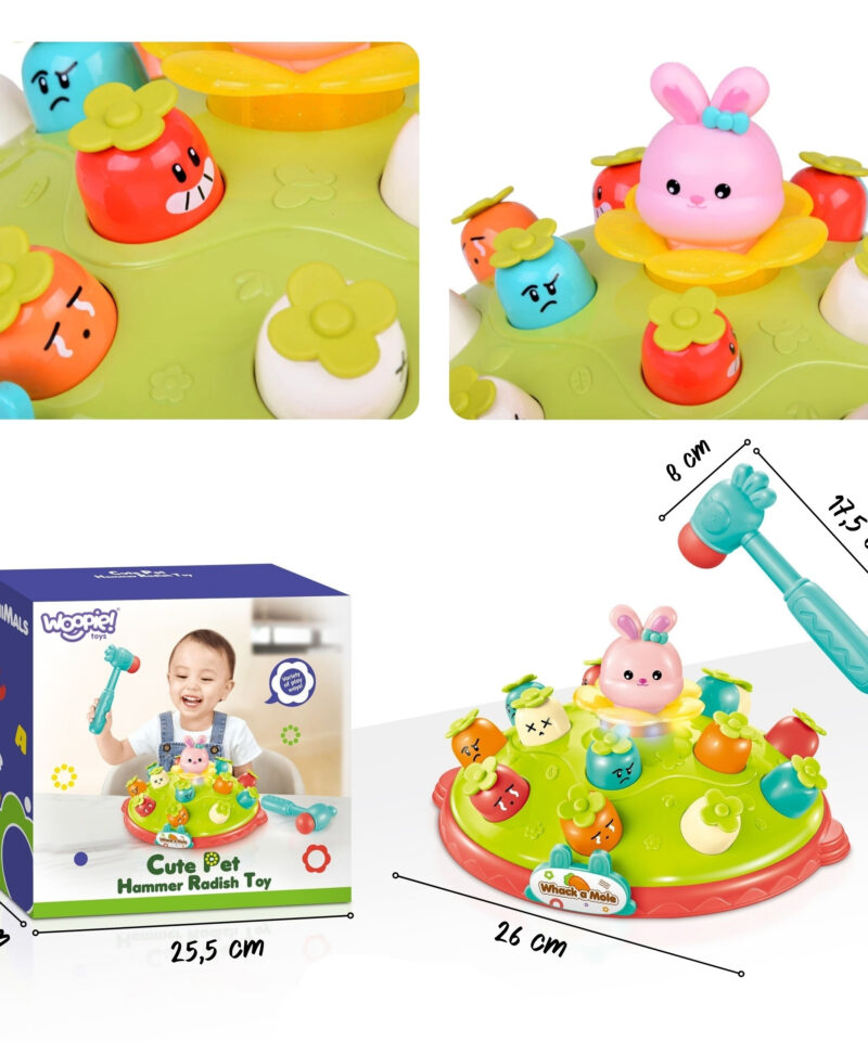 Jänku ja taimedega disain, mis rõõmustab