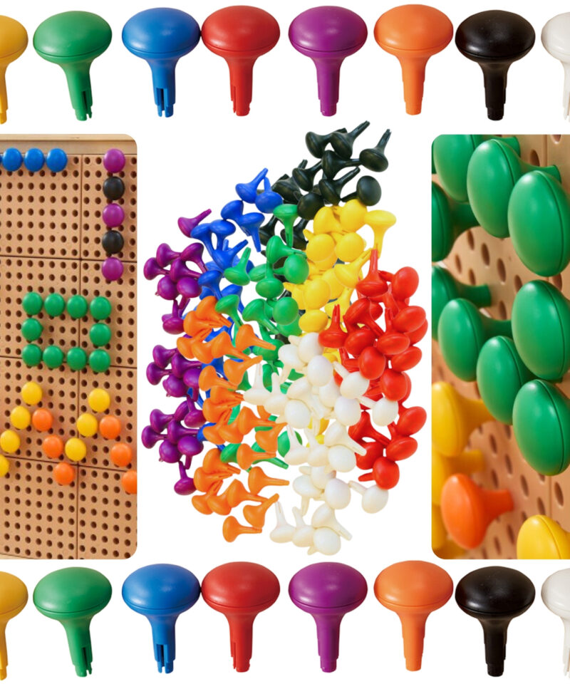 Värvilised klotsid arendavad laste loovust