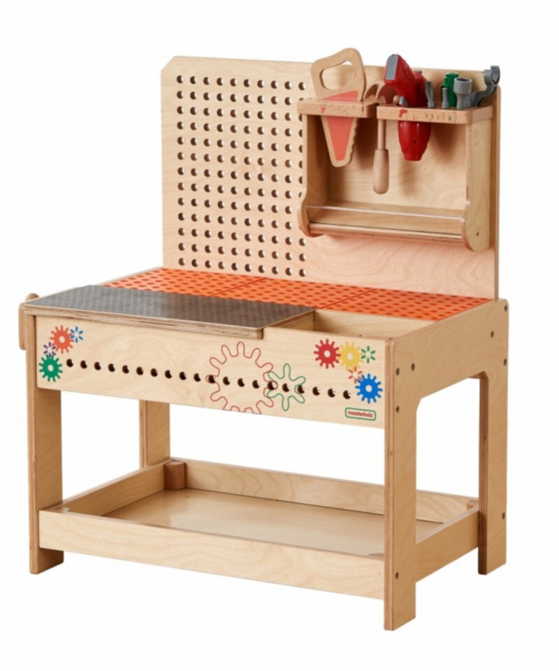 Puidust hariduslik töölaud lastele