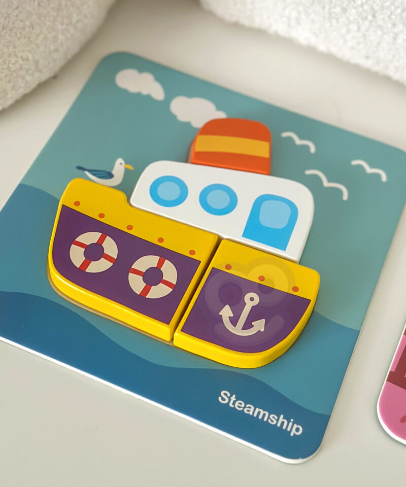 Turvaline ja vastupidav puidust puslekomplekt