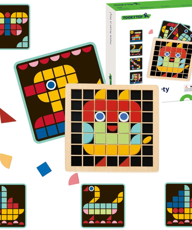 Puidust mosaiikmäng lastele