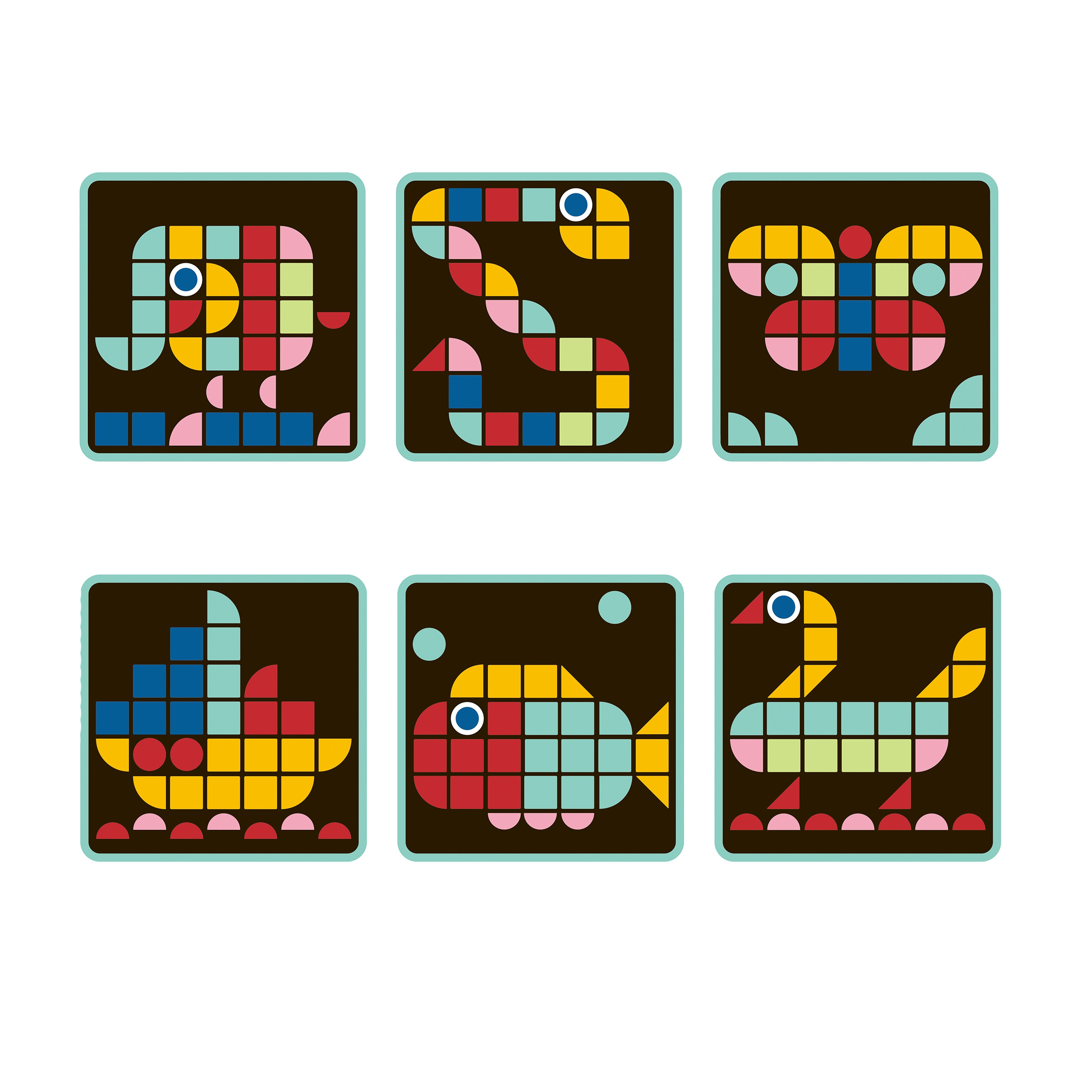 Mosaiikmäng lastele alates 3. eluaastast