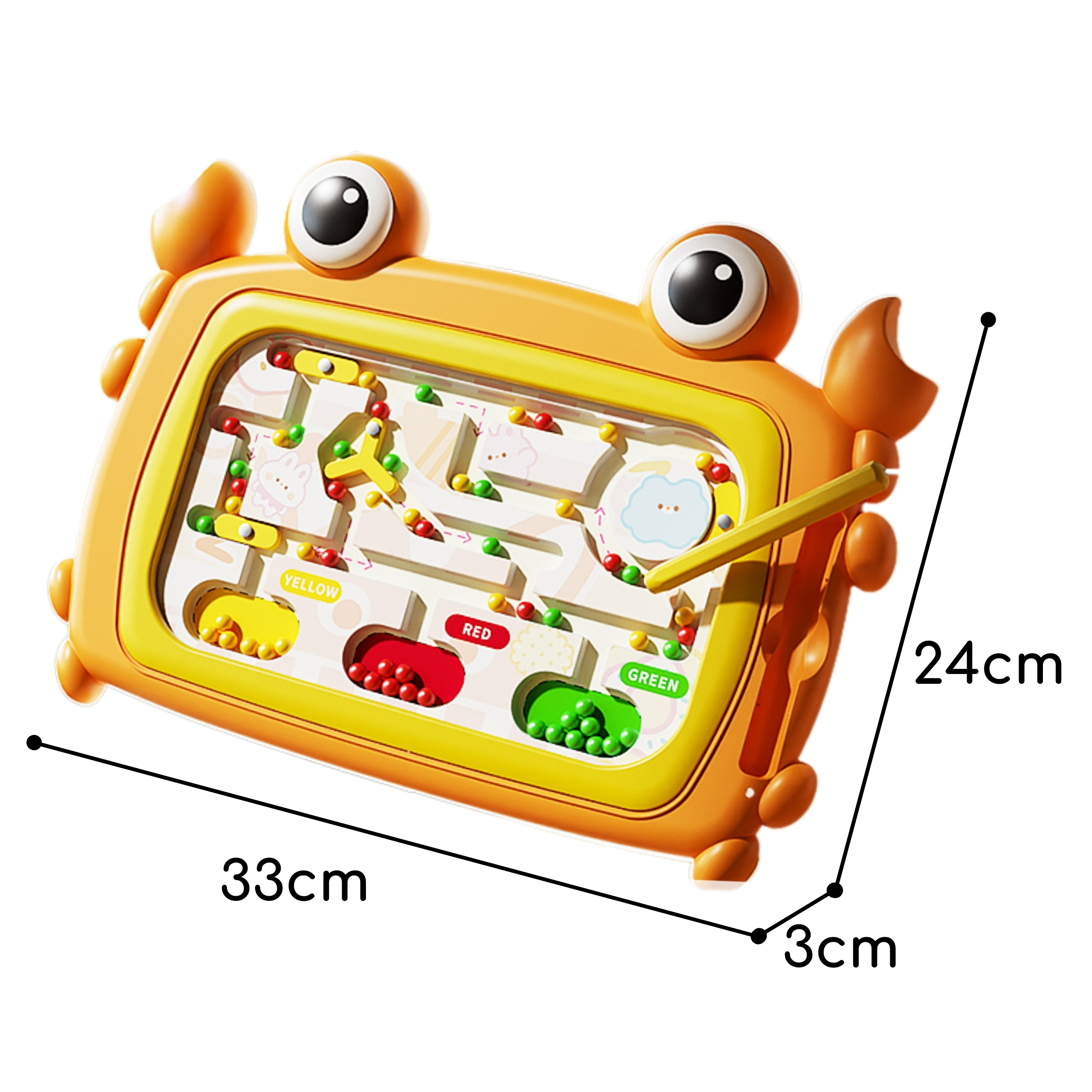 Värviliste kuulidega labürindimäng